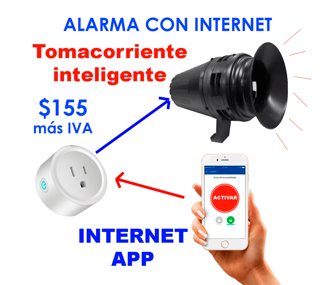 tomacorriente con sirena